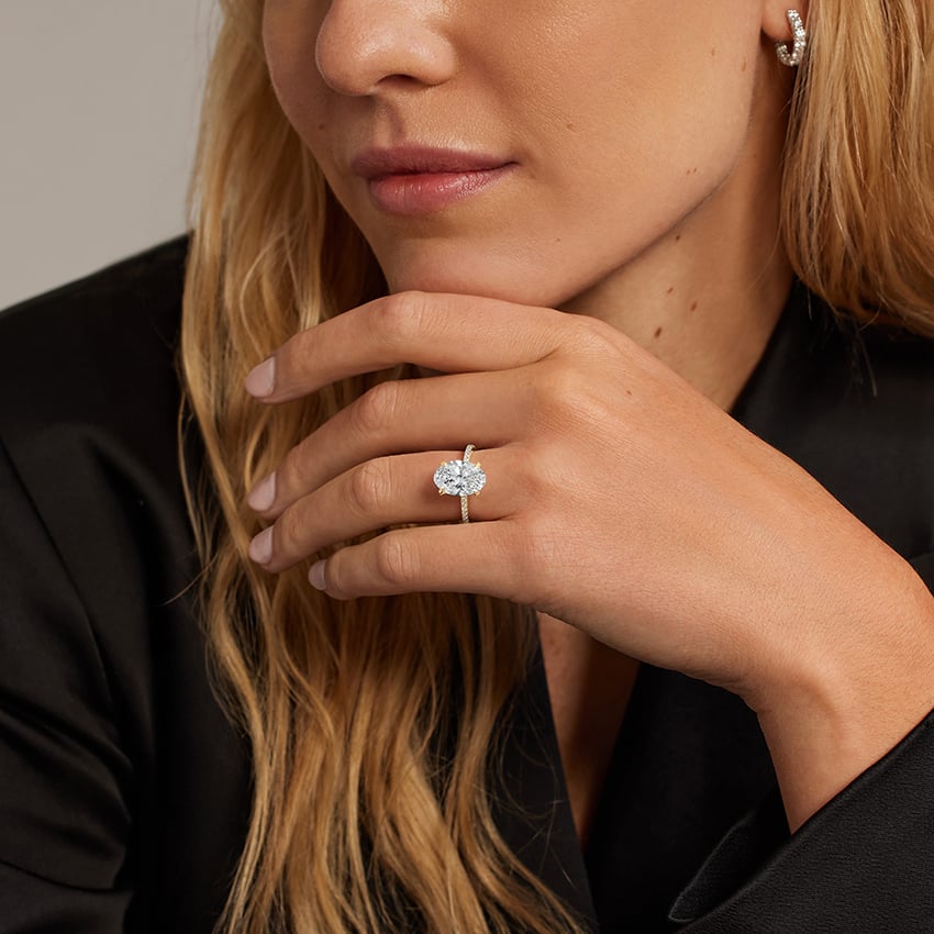 Demi Three-Quarter Coverage Diamond Ring (1/3 ct. tw.) Engagement Ring Setting