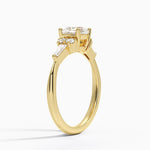 Yvonne Diamond Ring Yellow Gold 18k Cushion Engagement Ring