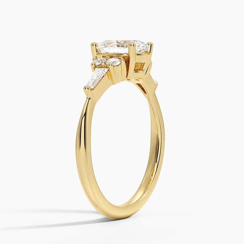 Yvonne Diamond Ring Yellow Gold 18k Oval Engagement Ring