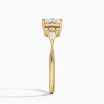 Yvonne Diamond Ring Yellow Gold 18k Princess Engagement Ring