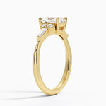 Yvonne Diamond Ring Yellow Gold 18k Radiant Engagement Ring