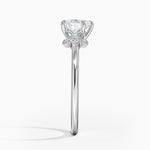 Fiore Diamond Ring Platinum Heart Engagement Ring