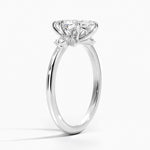 Fiore Diamond Ring Platinum Marquise Engagement Ring