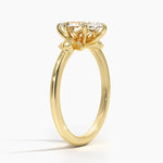 Fiore Diamond Ring Yellow Gold 18k Marquise Engagement Ring