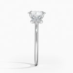 Fiore Diamond Ring Platinum Oval Engagement Ring
