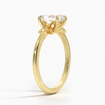 Fiore Diamond Ring Yellow Gold 18k Radiant Engagement Ring