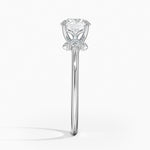 Fiore Diamond Ring Platinum Round Engagement Ring