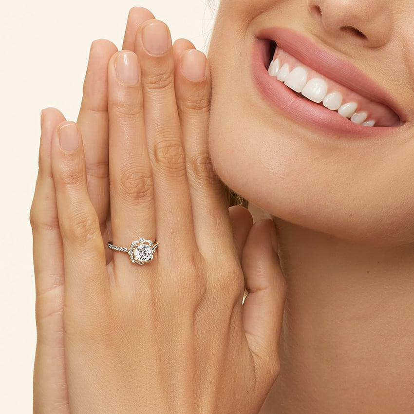 Reina Halo Diamond Ring Engagement Ring Setting