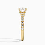 Sienna Half Coverage Hidden Accents Diamond Ring (1/2 ct. tw.) Yellow Gold 18k Princess Engagement Ring