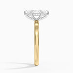 Platinum Mixed Metal Audrey 2mm Diamond Ring Yellow Gold 18k Marquise Engagement Ring