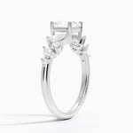 Olivetta Tapered Diamond Ring (1/2 ct. tw.) Platinum Asscher Engagement Ring