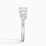 Olivetta Tapered Diamond Ring (1/2 ct. tw.) Platinum Asscher Engagement Ring