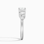 Olivetta Tapered Diamond Ring (1/2 ct. tw.) Platinum Cushion Engagement Ring