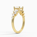 Olivetta Tapered Diamond Ring (1/2 ct. tw.) Yellow Gold 18k Princess Engagement Ring