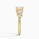 Olivetta Tapered Diamond Ring (1/2 ct. tw.) Yellow Gold 18k Princess Engagement Ring