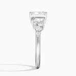 Olivetta Tapered Diamond Ring (1/2 ct. tw.) Platinum Radiant Engagement Ring
