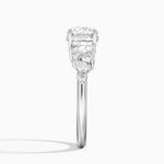 Olivetta Tapered Diamond Ring (1/2 ct. tw.) Platinum Round Engagement Ring