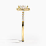 Odessa Halo Diamond Ring (1/5 ct. tw.) Yellow Gold 18k Asscher Engagement Ring