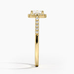 Odessa Halo Diamond Ring (1/5 ct. tw.) Yellow Gold 18k Cushion Engagement Ring