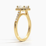Odessa Halo Diamond Ring (1/5 ct. tw.) Yellow Gold 18k Cushion Engagement Ring