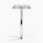 Odessa Halo Diamond Ring (1/5 ct. tw.) Platinum Marquise Engagement Ring