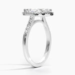 Odessa Halo Diamond Ring (1/5 ct. tw.) Platinum Marquise Engagement Ring