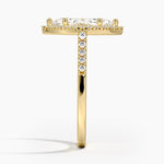 Odessa Halo Diamond Ring (1/5 ct. tw.) Yellow Gold 18k Marquise Engagement Ring