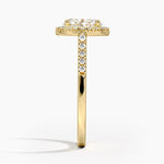 Odessa Halo Diamond Ring (1/5 ct. tw.) Yellow Gold 18k Oval Engagement Ring