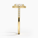 Odessa Halo Diamond Ring (1/5 ct. tw.) Yellow Gold 18k Oval Engagement Ring