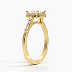 Odessa Halo Diamond Ring (1/5 ct. tw.) Yellow Gold 18k Princess Engagement Ring