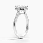 Odessa Halo Diamond Ring (1/5 ct. tw.) Platinum Princess Engagement Ring