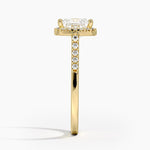 Odessa Halo Diamond Ring (1/5 ct. tw.) Yellow Gold 18k Princess Engagement Ring