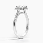 Odessa Halo Diamond Ring (1/5 ct. tw.) Platinum Round Engagement Ring