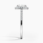 Odessa Halo Diamond Ring (1/5 ct. tw.) Platinum Round Engagement Ring