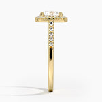 Odessa Halo Diamond Ring (1/5 ct. tw.) Yellow Gold 18k Round Engagement Ring