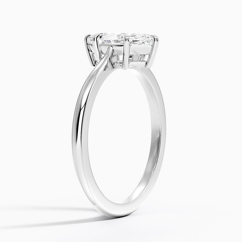 Elle Solitaire Ring Platinum Marquise Engagement Ring