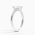 Elle Solitaire Ring Platinum Radiant Engagement Ring