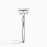 Elle Solitaire Ring Platinum Radiant Engagement Ring