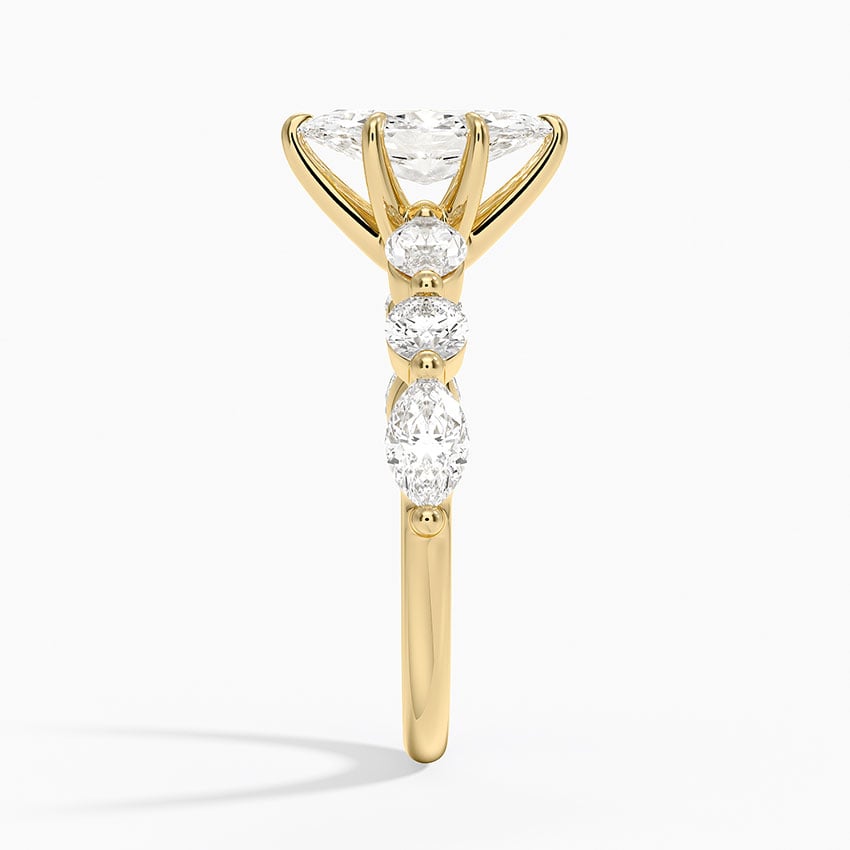Grand Versailles Diamond Ring Yellow Gold 18k Marquise Engagement Ring