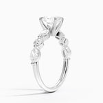 Grand Versailles Diamond Ring Platinum Oval Engagement Ring