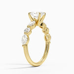 Grand Versailles Diamond Ring Yellow Gold 18k Oval Engagement Ring