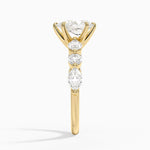 Grand Versailles Diamond Ring Yellow Gold 18k Pear Engagement Ring