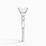 Grand Versailles Diamond Ring Platinum Radiant Engagement Ring