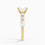 Grand Versailles Diamond Ring Yellow Gold 18k Radiant Engagement Ring