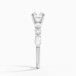 Grand Versailles Diamond Ring Platinum Round Engagement Ring