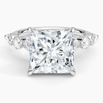 Grand Versailles Diamond Ring Platinum Princess Engagement Ring