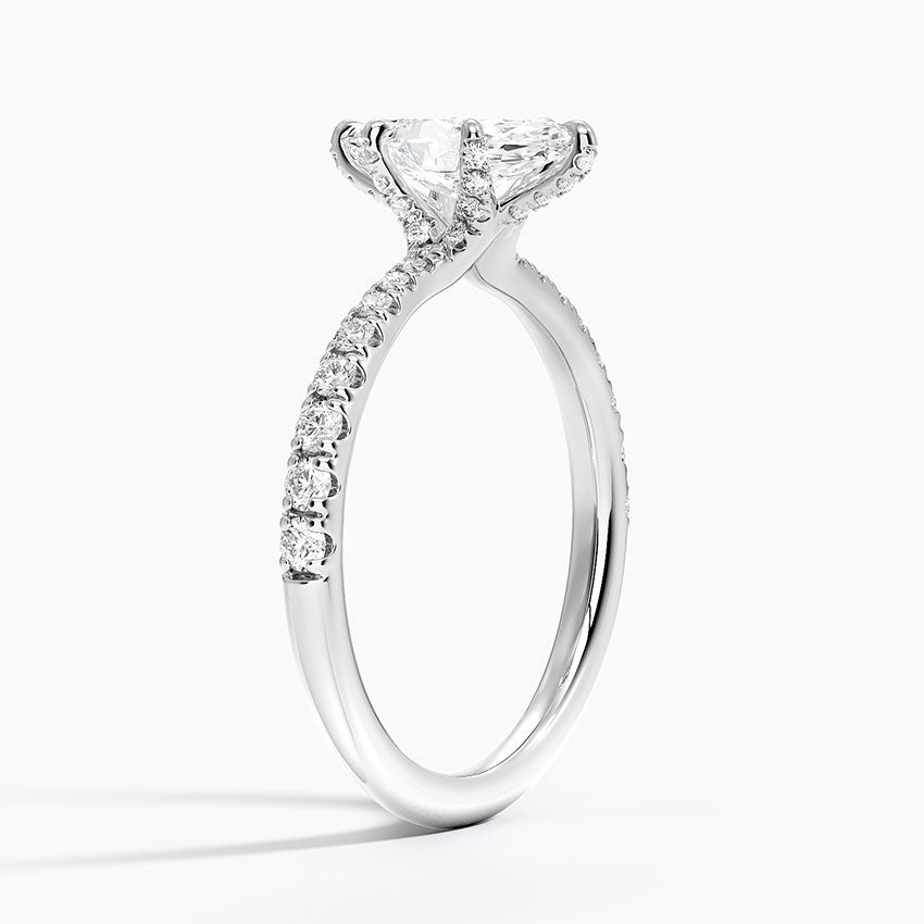 Freesia 2mm Diamond Ring (1/3 ct. tw.) Platinum Marquise Engagement Ring