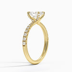 Freesia 2mm Diamond Ring (1/3 ct. tw.) Yellow Gold 18k Oval Engagement Ring