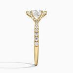 Freesia 2mm Diamond Ring (1/3 ct. tw.) Yellow Gold 18k Pear Engagement Ring