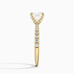 Freesia 2mm Diamond Ring (1/3 ct. tw.) Yellow Gold 18k Princess Engagement Ring